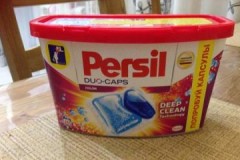 Persil-capsulebeoordeling: soorten, kosten, meningen van consumenten, analogen