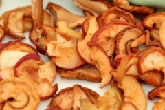 Conseils sur où et comment conserver les pommes séchées