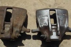 Means and ways to clean the caliper from rust