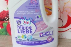 Herziening van gels Meine Liebe voor het wassen van babykleding, hun variëteiten, kosten, meningen van consumenten