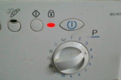 Om welke reden is het vergrendelingspictogram op de Samsung-wasmachine en hoe kan ik dit repareren?