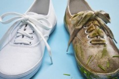 Good advice and instructions on how to wash white sneakers